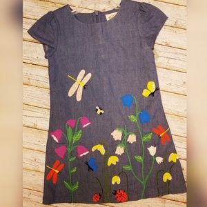 Girls mini boden chambray dress